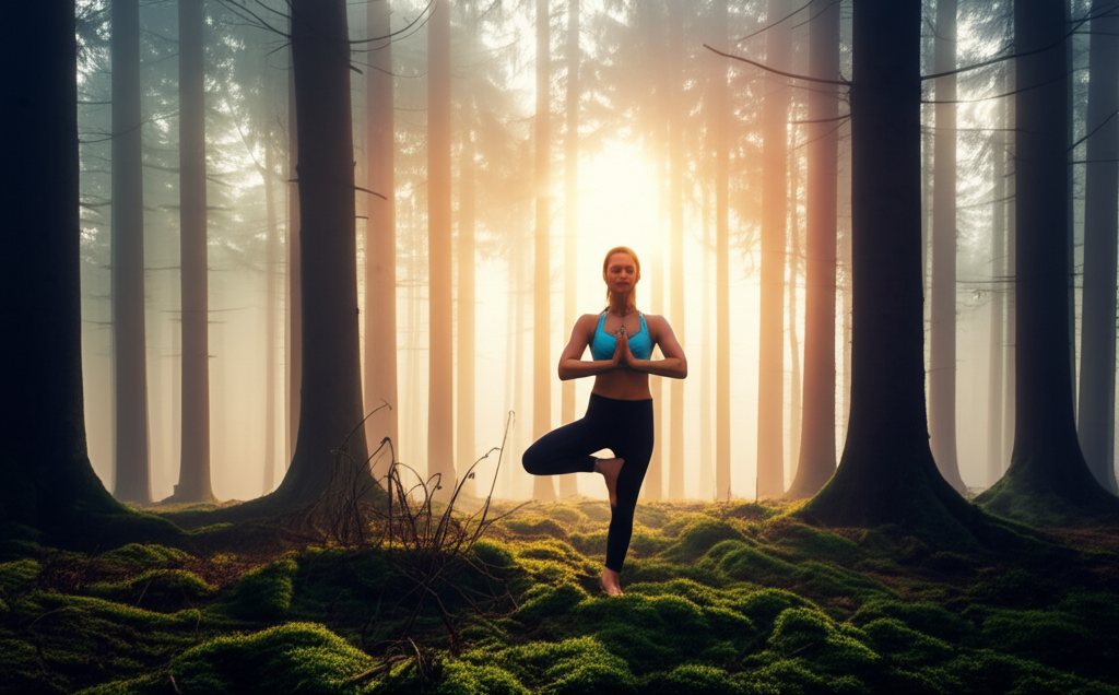 Forest Yoga Background